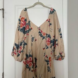 Free People Mini Dress Francesca Cream